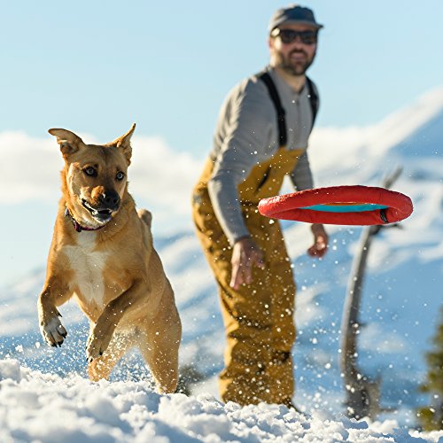 RUFFWEAR – Arnés Perros Frisbee Juguete, treibt en el Agua, One Size, Color Azul (Blue Atoll), Hydro Lona