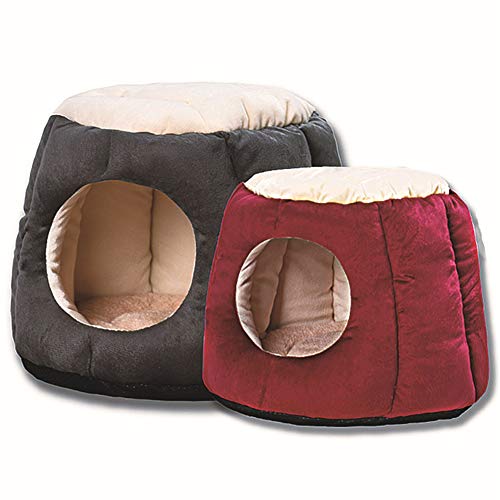 Saco de dormir suave y cálido para mascotas, cama para gatos, cama para dormir, sueño profundo, casa para gatos semi-cerrada, tienda para gatos, cama pequeña, mediana, perros, mascotas, casa, cama