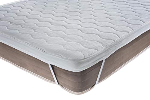 Santino Topper Cloud Sense - Blanco, Altura/Espesor 7cm, Espuma de Alta Densidad, firmeza Media 80x180 cm