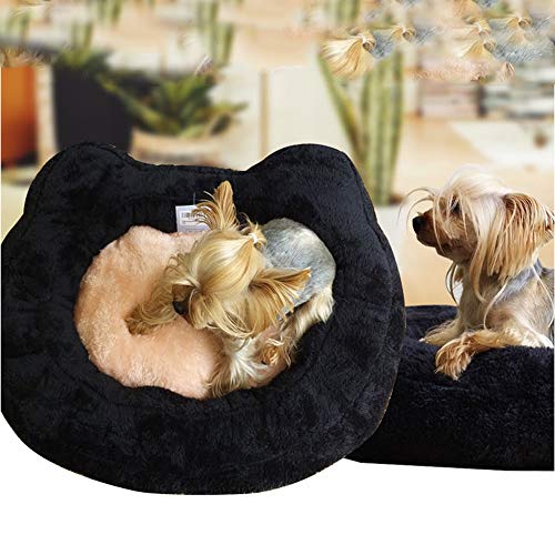 SHPEHP Cama para Perros Cachorro cálido Saco de Dormir Cama para Gatos sofá Cama para Mascotas Cama Redonda para Gatos Cama tapizada (para Mascotas Medianas) Lavable a máquina