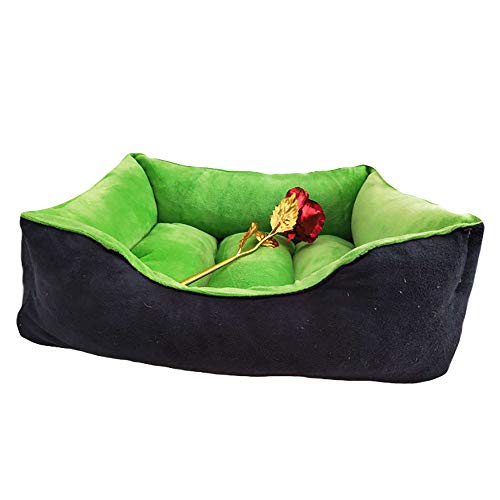 SHPEHP Cama para Perros Sofá Estilo Tradicional Sala de Estar Sofá Cama para Mascotas con Funda extraíble para Perros y Gatos tamaños Opcional-B-S