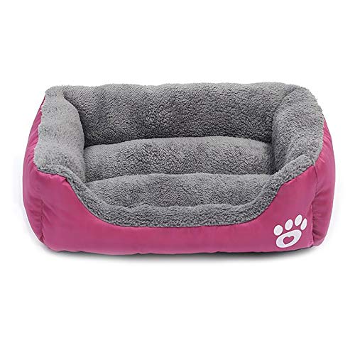 SHPEHP Camas calentadoras para Perros y Gatos- (S-XL-Large para Perros Grandes), Cama Rectangular Lavable para Mascotas con algodón Firme y Transpirable para Gatos, Camas ortopédicas para Dormir F-L