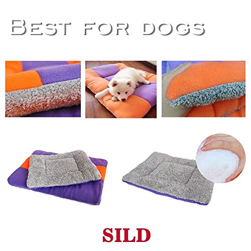 SILD Colchón para Perros Colchón para Mascotas Colchón Reversible para Perros Perros y Gatos Colchoneta Acolchada Suave(XXL)