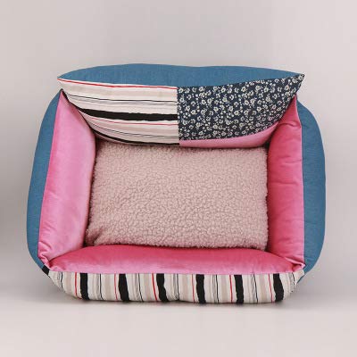 SZGS Cat Nest Pet Bed-Lamb Cashmere Pet Cat Cat Cat Dog Cat House otoño e Invierno más Terciopelo Grueso Tejido Comodidad, Black Friday, Mascotas-M(within20kg)