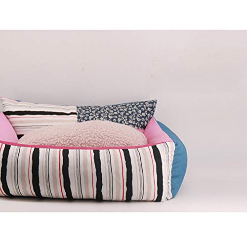 SZGS Cat Nest Pet Bed-Lamb Cashmere Pet Cat Cat Cat Dog Cat House otoño e Invierno más Terciopelo Grueso Tejido Comodidad, Black Friday, Mascotas-M(within20kg)