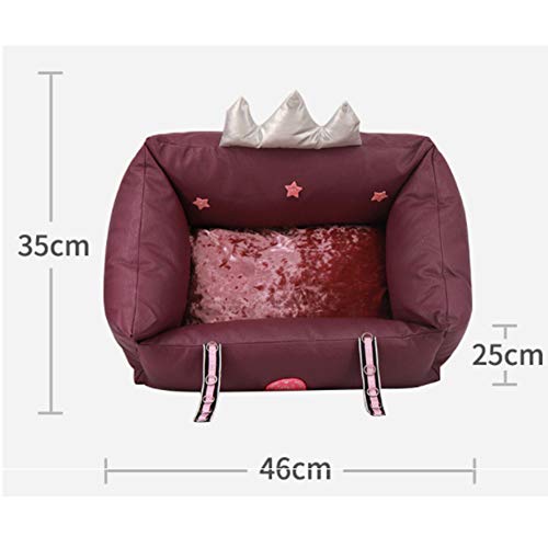 SZGS Cat Nest Pet Bed-Sofa Cat Cat Dog House Modelos de otoño e Invierno luz romántica Estrella romántica Nido de Mascotas, Black Friday, Mascotas-L(within35kg)