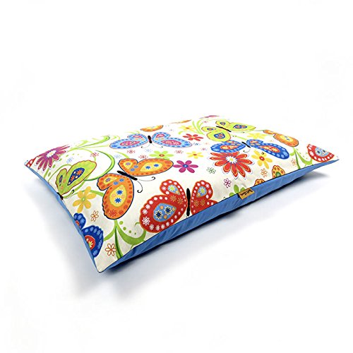 ThePetLover - Colchoneta Mariposas Multicolor para Perros