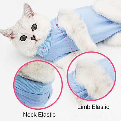 Traje de recuperación Profesional para heridas Abdominales o Enfermedades de la Piel, Alternativo para Gatos y Perros, después de la cirugía, Ropa para el hogar