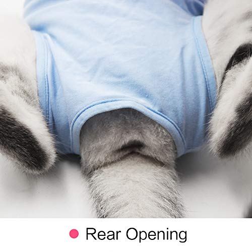 Traje de recuperación Profesional para heridas Abdominales o Enfermedades de la Piel, Alternativo para Gatos y Perros, después de la cirugía, Ropa para el hogar