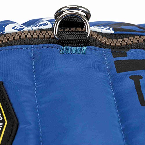 Trixie Abrigo Perro Ropa Mascotas – Chaqueta Capa Chaleco con Arnés Perro Grande Pequeño Mediano Perros Accesorios Capa Arnés Saint-Malo Talla S 40 cm Azul