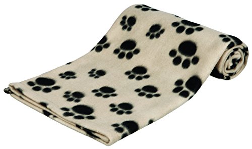 Trixie Manta para Perros Mascotas - Manta Sofa Suave Manta para Mascotas Perros Gatos Cálida Protección Manta Beany 100x70 cm Beige