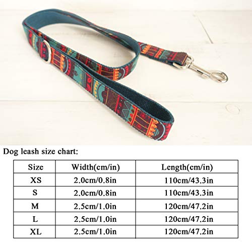 TVMALL Collar de Perro Ajustable para el Aire Libre, para Mascota, Correa, Cuerda, Collar Estilo Bohemio, para Perros medianos y pequeños