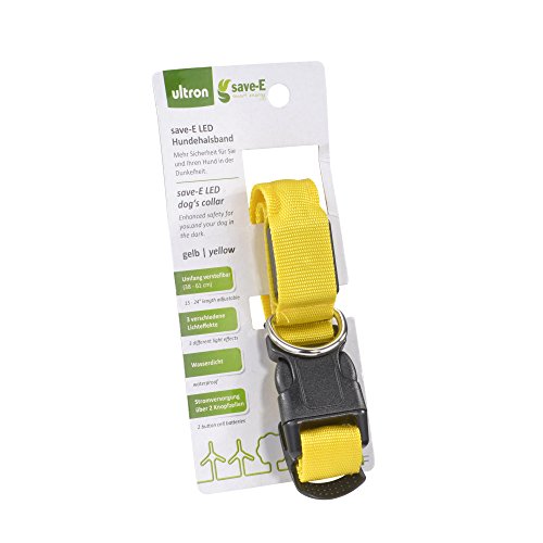 Ultron 142446 - pet collars (Perro, Amarillo, 38,1 cm)