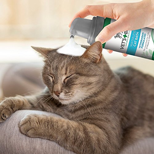 Vet's Best Baño de Gato Natural sin Agua | Champú seco sin Agua Sin Enjuague para Gatos, 150ml