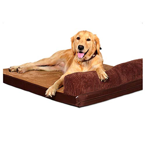 WJQSD Camas Perrera Cama para Mascotas Labrador Golden Retriever Perro Grande Y Lavable Tapete para Perros Keji Perrera Perro Mediano para Dormir Interior, Exterior, Uso Diario, Viajes