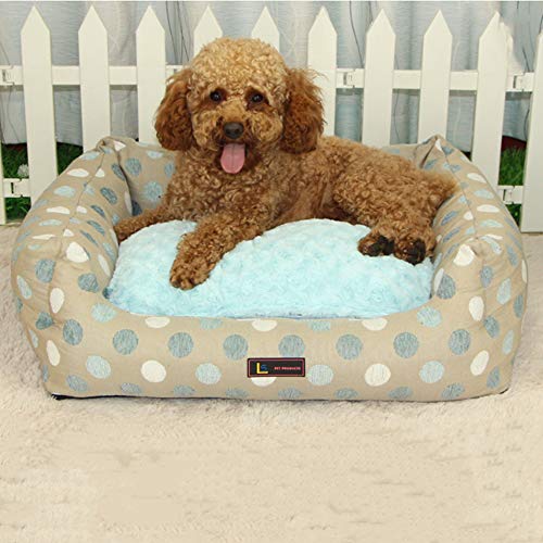 WSLDDD Totalmente Extraíble Y Lavable Invierno Cálido Perrera Perro Mascota Gato Perrera Oso De Peluche Golden Retriever Perro Grande Perrera Mascota Perrera Cama De Perro En Invierno 86 * 68 * 24CM