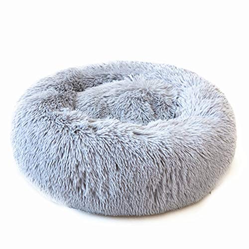 XHPWW Cama Nido para Perros y Gatos, Camas Nido para Mascotas Redondas y cálidas, Felpa Suave, cómoda Cama Cueva para Gatos, Gatitos para Dormir en Invierno-A-S