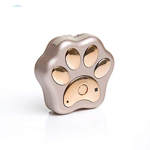 XHPWW Pet Dog GPS Tracker, WiFi Dog Anti-Lost Device Collar Impermeable para Mascotas GPS, LED Parpadeante Alarma de Seguridad electrónica Localizador de buscador de Perros