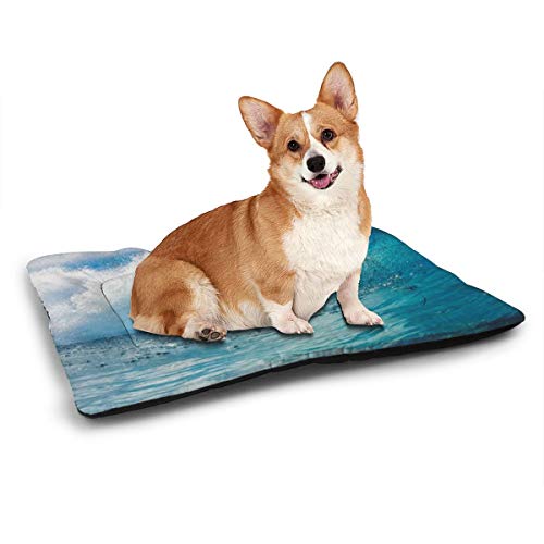 XUJT11O Big Ocean Wave - Alfombrilla antideslizante para cama de perro, disponible en varios estilos