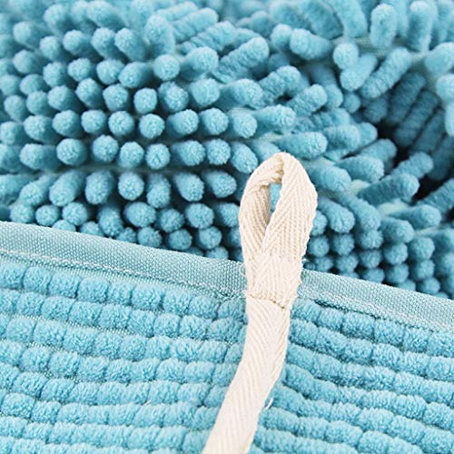 Z-PET Baño Mascota De Toallas For El Gato del Perro De Perrito De Secado Rápido Súper Blando Absorbente Toallas De Mano Bolsillos Chenilla Tela Lavable A Máquina, 2pcs (Size : 35 * 60cm)