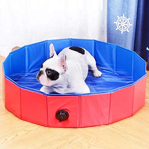 ZY123 Piscina Plegable para Mascotas Piscina portátil de PVC Piscina para Perros Baño para niños Perros Gatos Juguete al Aire Libre Piscina Pooldog Bañera