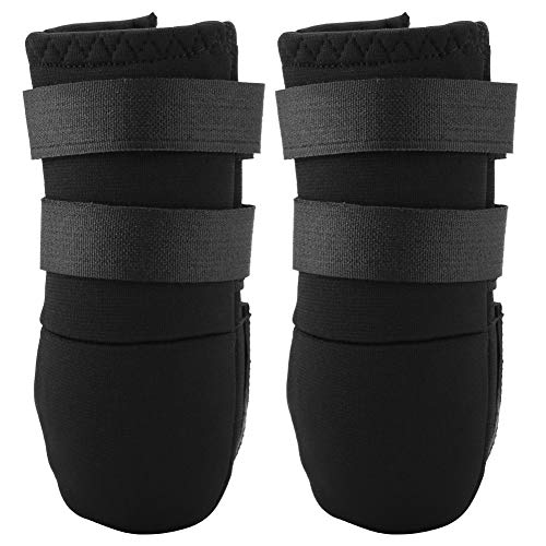 2pcs Zapatos Impermeables Al Aire Libre para Correr Botas De Lluvia para Mascotas Labrador Husky Zapatos para Perros Medianos Grandes Antideslizantes Resistentes Suela y Prueba De Deslizamiento(L)