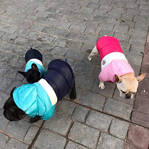 Abrigo de Invierno para Mascotas de Abrlo para Perros, Chaqueta de plumón para Perros, Ropa Gruesa, 2 Patas, cálido, Muy Ligero, para Mascotas