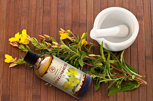 Aceite de Onagra Vespertina 50ml - Oenothera Biennis - Evening Primrose Oil - Botella de Vidrio - Prensado en Frío y Refinado - Aceite Onagra Vespertina Para Rostro - Cuerpo - Cabello - Piel - Masajes