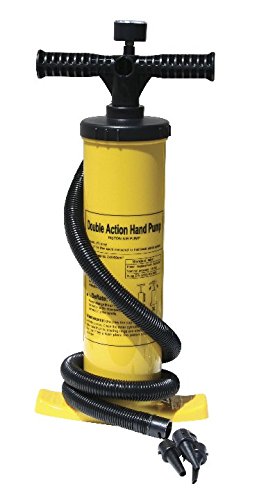 Advanced Elements AE2011 Double Action Hand Pump with Pressure Gauge, Unisex Adulto, Yellow