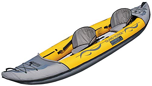 Advanced Elements Island Voyager Kayak gonfiabile per 2 persone, Unisex Adulto, Amarillo, Talla única