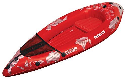 Advanced Elements Pack PackLite Kayak, Unisex Adulto, Rojo, 240 x 90 cm