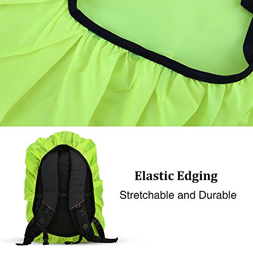 AGPTEK 2 * Fundas Impermeable para Mochila con Bolsa de Almacenamiento y Hebillas Ajustable, para Camping, Senderismo etc, Verde, XL (56-70L)