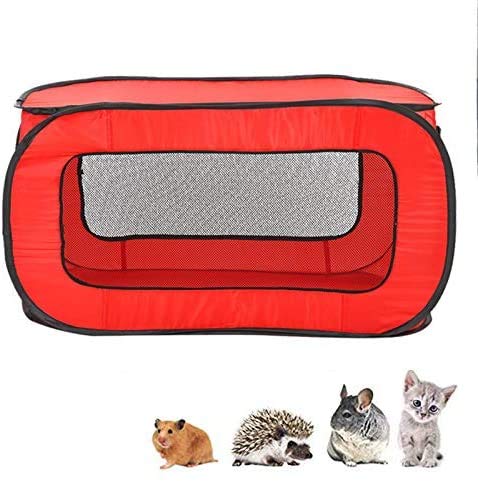 AJH Reja de cría Portable Plegable Tienda de Mascotas Rectangular Dog Cage Color sólido Parque Infantil Valla Puppy Kennel Tiendas de