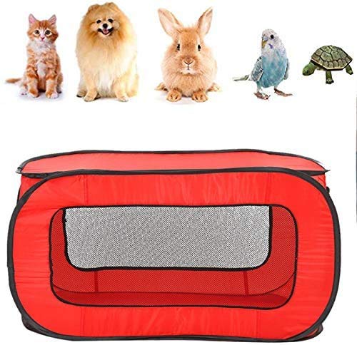 AJH Reja de cría Portable Plegable Tienda de Mascotas Rectangular Dog Cage Color sólido Parque Infantil Valla Puppy Kennel Tiendas de