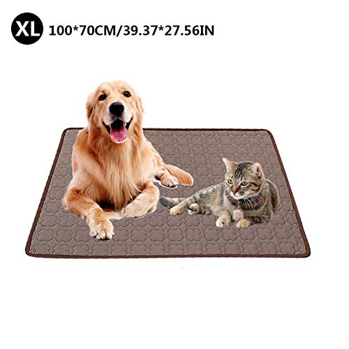 Alfombra Auto refrigerante para Mascotas para Perros y Gatos, Almohadilla de enfriamiento de Seda de Hielo Cama para Dormir para Mascotas de Verano Manta de Estera Fresca en Verano Caliente