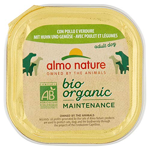 Almo Bio Pate Perro Pollo/Verd.GR100