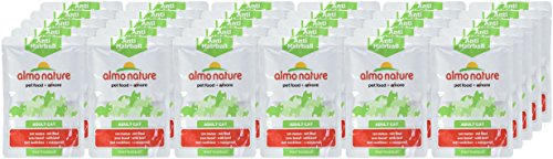 almo nature Comida para Gatos, antibolas de Pelo, con Carne