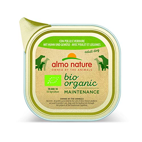 Almo Nature Daily Menu Bio Perros Forro con Pollo y Verduras (32 x 100 g)