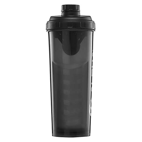 Alpha Bottle V2 – Anti-Bacterial BPA and DEHP Free Protein Shaker with BioCote® Technology (Smoke, 1000)