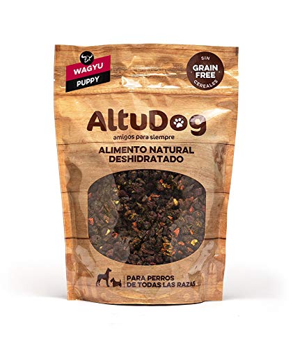 ALTUDOG Alimento Natural deshidratado para Cachorros Wagyu SIN Cereales Puppy 1Kg - Comida Natural para Perros (1Kg)