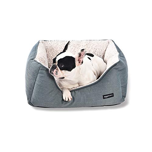 AmazonBasics Cama para mascotas, de tamaño pequeño, verde