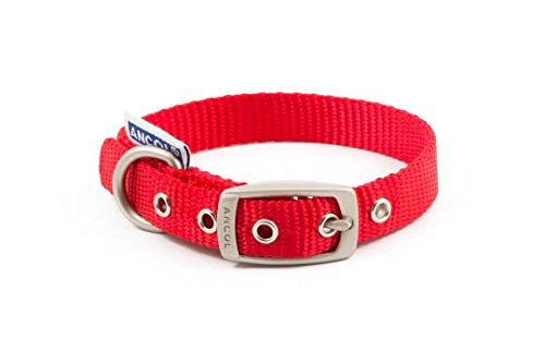 ANCOL Patrimonio Nylon Collar de Perro, pequeño, Color Azul