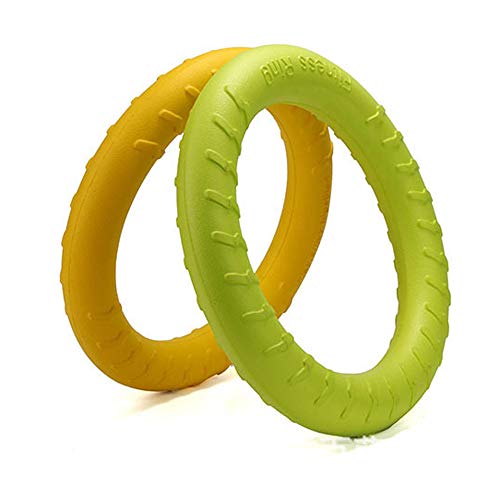 Anillo Grande de Juguetes para Perro Flotante de Agua, al Aire Libre Fitness Volando Discos, Tug of War Interactivo Anillo de Entrenamiento para Perros medianos y Grandes