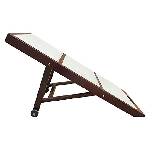 Antideslizante Rampas Para Mascotas,plegable Rampas Para Perros Madera Escalera De Cama Para Mascotas Ajustable Sofá Cama Escalera VersÁtil Escaleras De Mascotas-a 84.5x40.5x51.5cm(33x16x20inch)