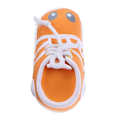 aolongwl Juguetes para Mascotas Pet Dog Chew Toy Zapatos De Látex Resistentes A La Mordedura Juguetes De Sonido para Perros Pequeños Puppy Teeth / 1pcs