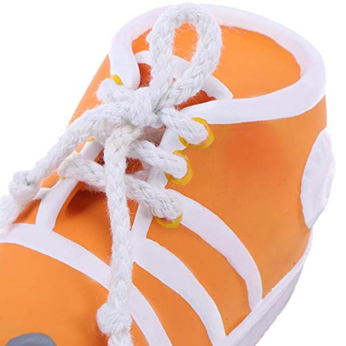 aolongwl Juguetes para Mascotas Pet Dog Chew Toy Zapatos De Látex Resistentes A La Mordedura Juguetes De Sonido para Perros Pequeños Puppy Teeth / 1pcs