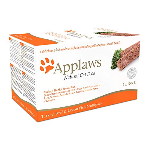 Applaws - Paquete de Alimentos para Gatos, 7 x 100 g