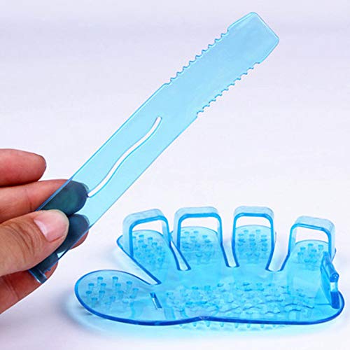 ARM Guantes de Aseo para Mascotas, Cepillo de baño para masajes para Mascotas y artículos para la Limpieza del Peine de látex para el Cuidado del Cabello Color Aleatorio Adecuado para Perros y Gatos