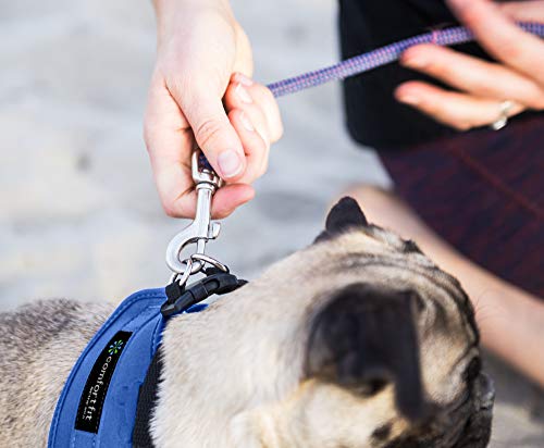 Arnés para Perros métrico de EE.UU/Ajuste cómodo, sin Tirar, fácil de Poner y Quitar. Arnés Interior y Exterior Acolchado Suave para Cachorros ● Garantiza Que tu Perro esté cómodo y cómodo