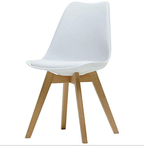 ArtDesign FR Silla Nórdica (Pack 4) - Silla Escandinava Blanca - Silla Nordic Scandi